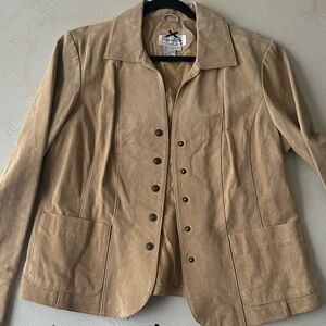 Beige/Tan Suede Jacket